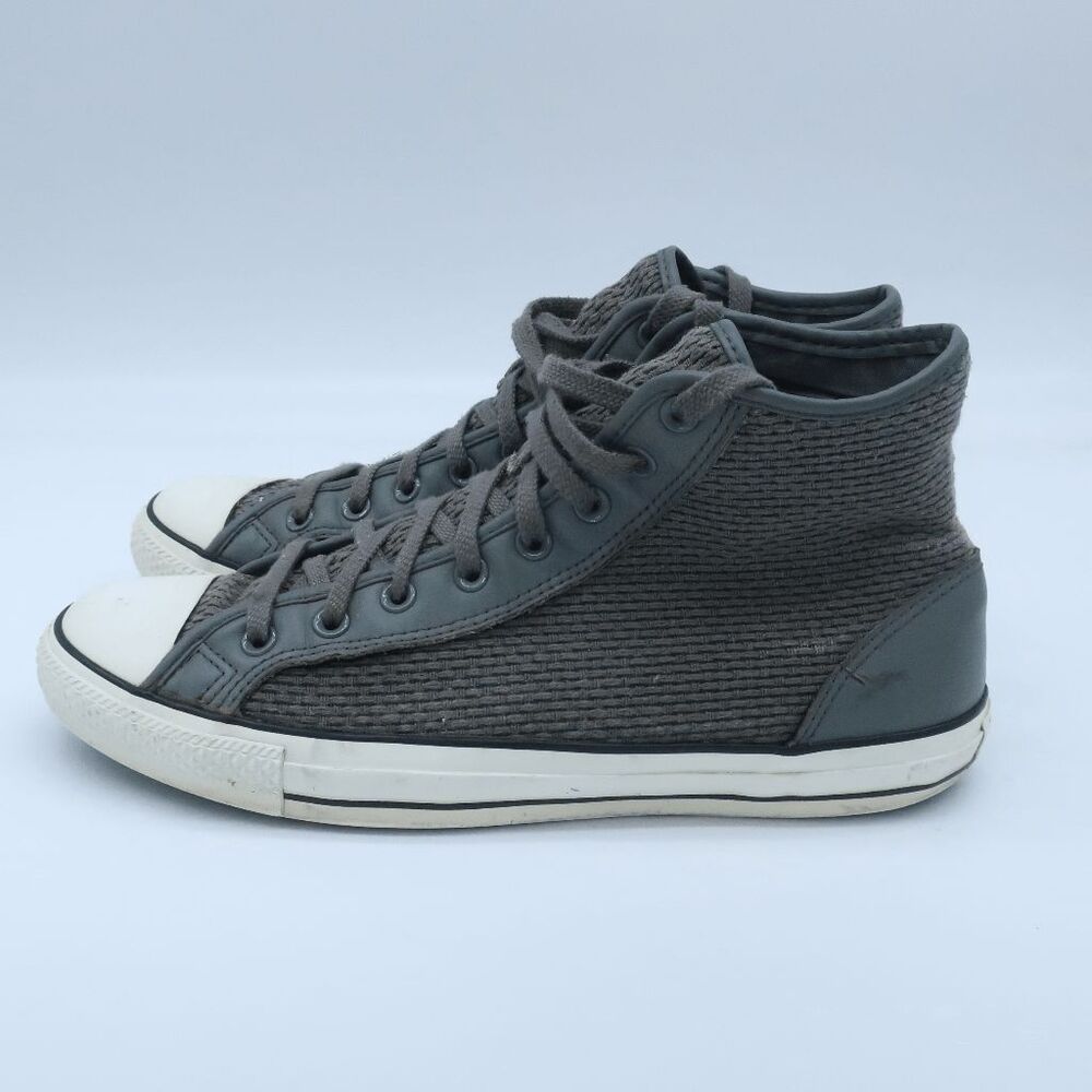 Converse Gray High-Top Athletic Shoes - Picture 3 of 9